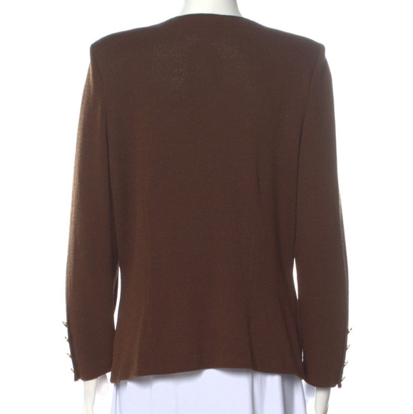 Vintage St.John Collection Wool Blend Clasp Cardigan - Picture 2 of 3